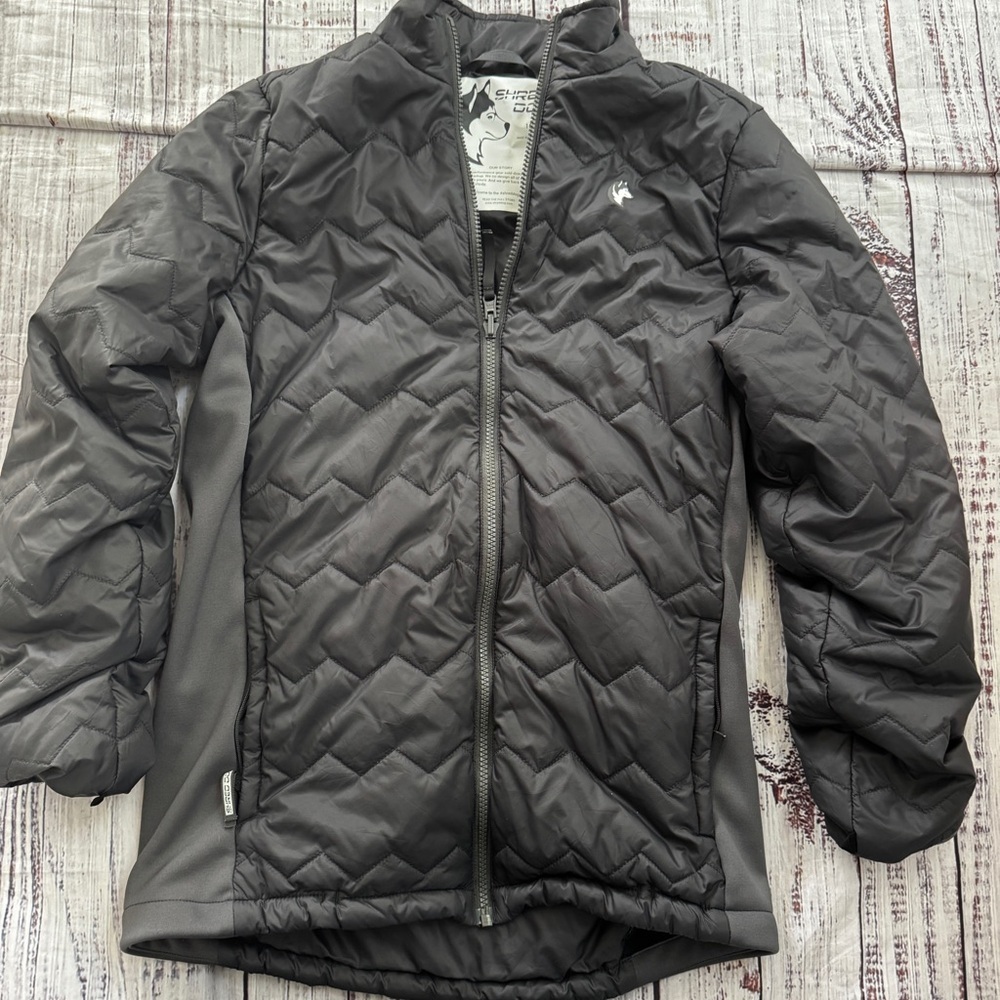 Shred Dog Gray Insulated Jacket Size 16 3M Thinsulate Winter Coat